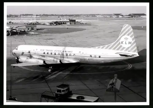 Fotografie Flugzeug Niederdecker, Passagierflugzeug der KLM, Kennung PH-LLK