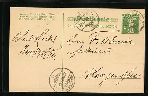 Lithographie Chocolat Suchard, Dame mit Pralinen