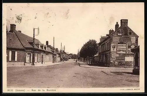 AK Rue. Rue de la Barrière