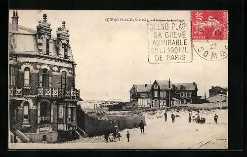 AK Quend-Plage, Avenue de la Plage
