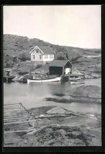 AK Flekkeroy, Häuser am Wasser