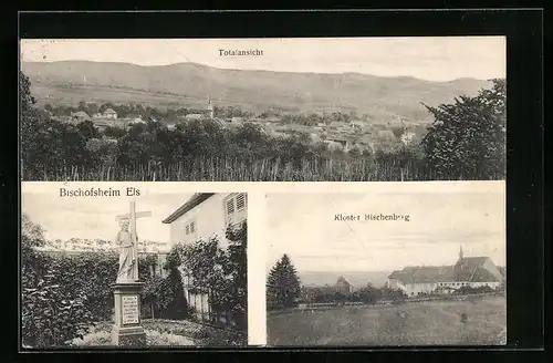 AK Bischofsheim, Kloster Bischenberg, Totalansicht