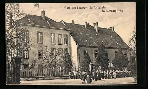 AK Weissenburg, Garnison-Lazarett, Barfüsserplatz