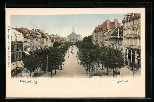 AK Strassburg, Broglieplatz