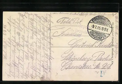 AK Strassburg, Broglieplatz