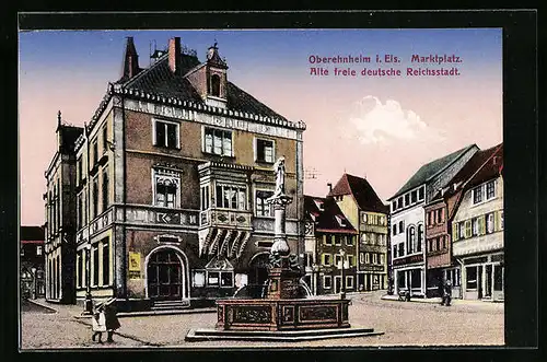 AK Oberehnheim, Marktplatz
