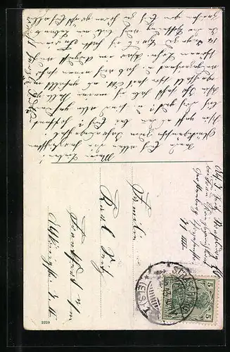 AK Strassburg, Gänseliesel in der Orangerie