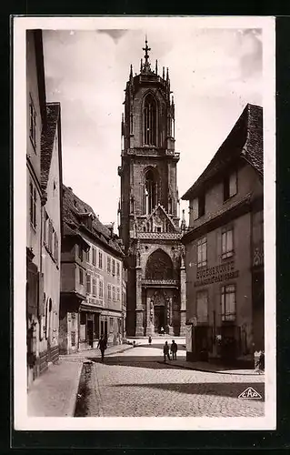 AK Selestat, Rue du Babel et Eglise St-Georges