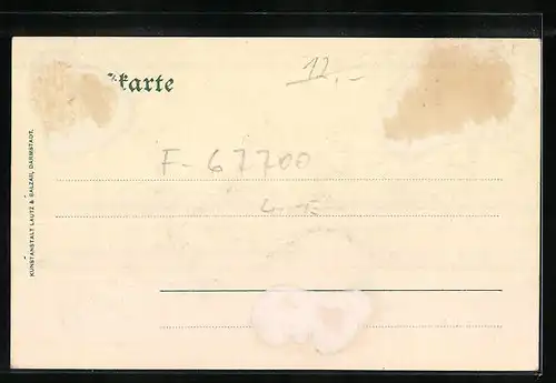 AK Zabern i. E., Ortspartie mit Brücke