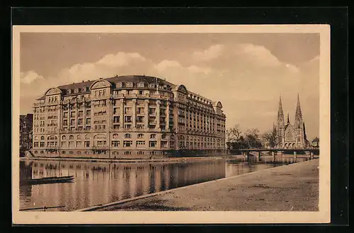 AK Strassburg, Gau-Haus und Garnisonskirche