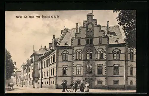 AK Weissenburg, Neue Kaserne mit Stabsgebäude
