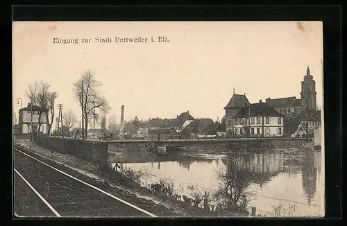 AK Dettweiler, Eingang zur Stadt