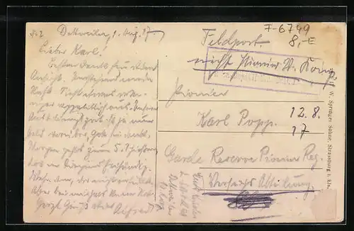 AK Dettweiler, Eingang zur Stadt