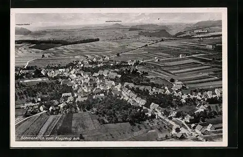 AK Böhmenkirch, Teilansicht, Fliegeraufnahme