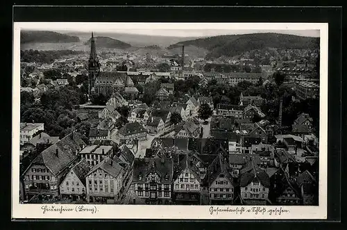AK Heidenheim /Brenz, Gesamtansicht vom Schloss gesehen