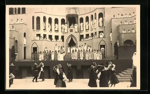Foto-AK Heidenheim, Heidenheimer Volksschauspiele 1933, Das grosse Welttheater