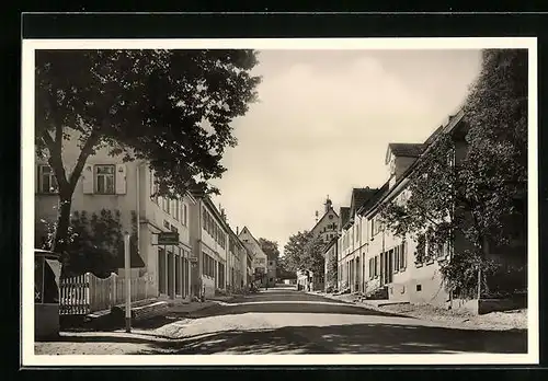 AK Rosenfeld, Strassenpartie mit Friseurgeschäft