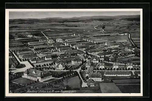 AK Heuberg-Stetten a. k. M., Teilansicht, Fliegeraufnahme