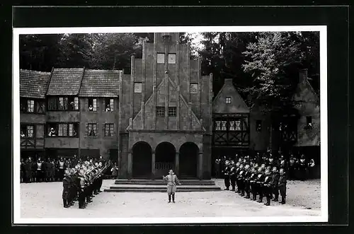 Foto-AK Heidenheim, Volksschauspiele, Egmont, 16. Spieljahr 1939