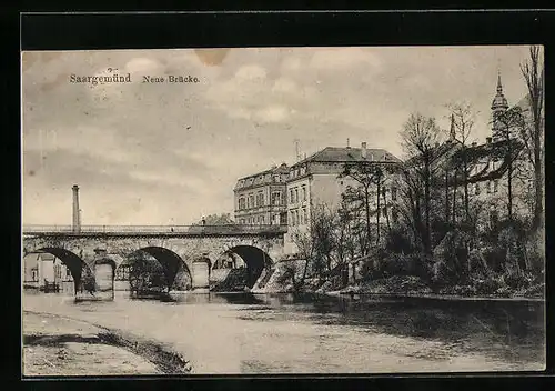 AK Saargemünd, Neue Brücke
