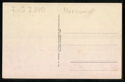 AK Mörchingen /Lothr., Schlacht, Von Granaten getroffenes Haus