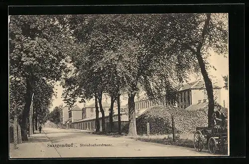 AK Saargemünd, In der Steinbacherstrasse
