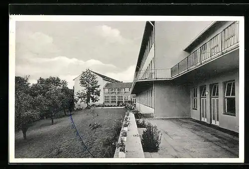 AK Biberach a. d. Riss, Kreiskrankenhaus mit Garten