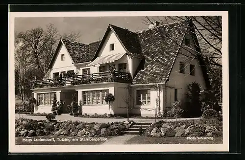 AK Tutzing a. Starnbergersee, Haus Ludendorff