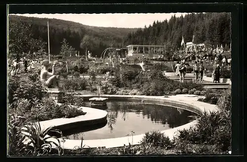 AK Heidenheim, Parkanlage im schönen Waldbad