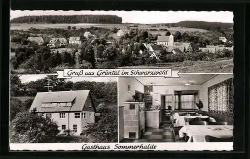 AK Grüntal im Schwarzwald, Gasthaus Sommerhalle