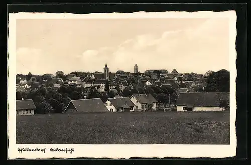 AK Pfullendorf, Teilansicht mit Kirchen