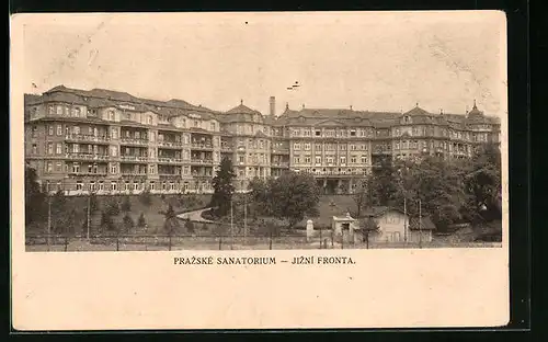 AK Prag / Praha, Prazske Sanatorium, Jizni Fronta