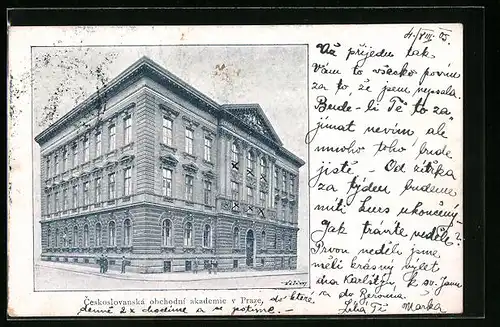AK Prag / Praha, Ceskoslovanska obchodni akademie