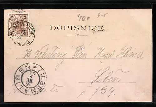 AK Prag / Praha-Chuchle, Kostel, Panorama