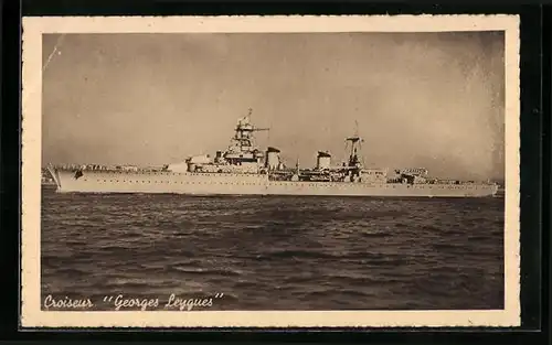 AK Croiseur Georges Leygues, Französisches Kriegsschiff