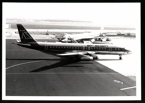 Fotografie Flugzeug Douglas DC-8, Passagierflugzeug der Air Spain, Kennung EC-CAM