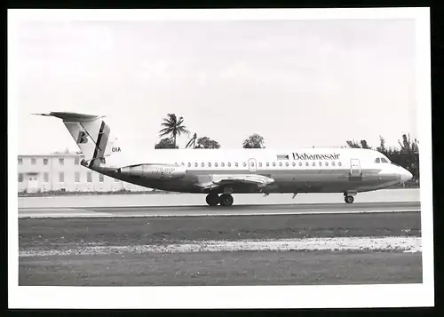 Fotografie Flugzeug BAC 1-11, Passagierflugzeug der Bahamasair, Kennung VP-BDP