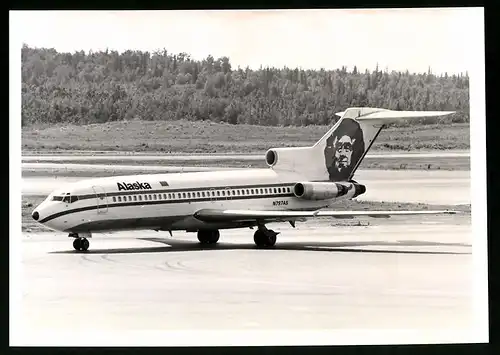Fotografie Flugzeug Boeing 727, Passagierflugzeug der Alaska, Kennung N797AS