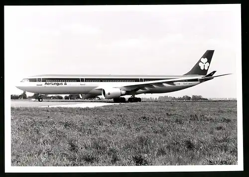 Fotografie Flugzeug Airbus, Passagierflugzeug der Aer Lingus, Kennung EI-SHN