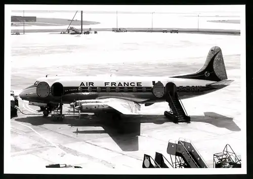 Fotografie Flugzeug Vickers Viscount, Passagierflugzeug der Air France, Kennung F-BGNL