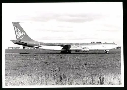 Fotografie Flugzeug Boeing 707, Passagierflugzeug der Air Lanka, kennung 4R-ALA