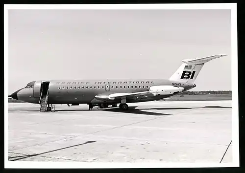 Fotografie Flugzeug BAC 1-11, Passagierflugzeug der Braniff International, Kennung N1543