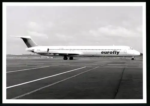 Fotografie Flugzeug McDonnell Douglas MD-83, Passagierflugzeug der Eurofly, Kennung EI-CEK