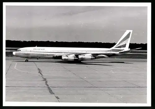 Fotografie Flugzeug Boeing 707, Passagierflugzeug der Ethiopian, Kennung ET-ACO
