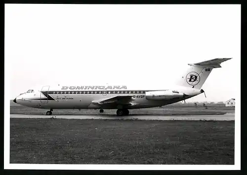 Fotografie Flugzeug BAC 1-11, Passagierflugzeug der Dominicana, Kennung G-AVGP