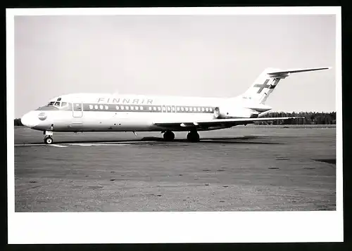 Fotografie Flugzeug Douglas DC-9, Passagierflugzeug der Finnair