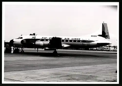 Fotografie Flugzeug Niederdecker, Passagierflugzeug der Eastern Air Line, Kennung N9319