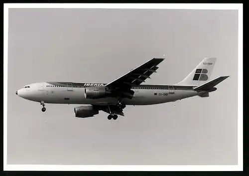 Fotografie Flugzeug Airbus, Passagierflugzeug der Iberia, Kennung EC-DNR