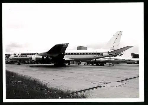 Fotografie Flugzeug Douglas DC-8, Passagierflugzeug der Ghana Airways, Kennung 9G-ACG