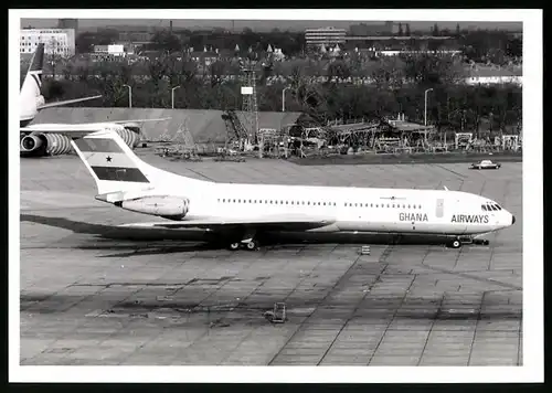 Fotografie Flugzeug Vickers VC-10, Passagierflugzeug der Ghana Airways, Kennung 9G-ABO